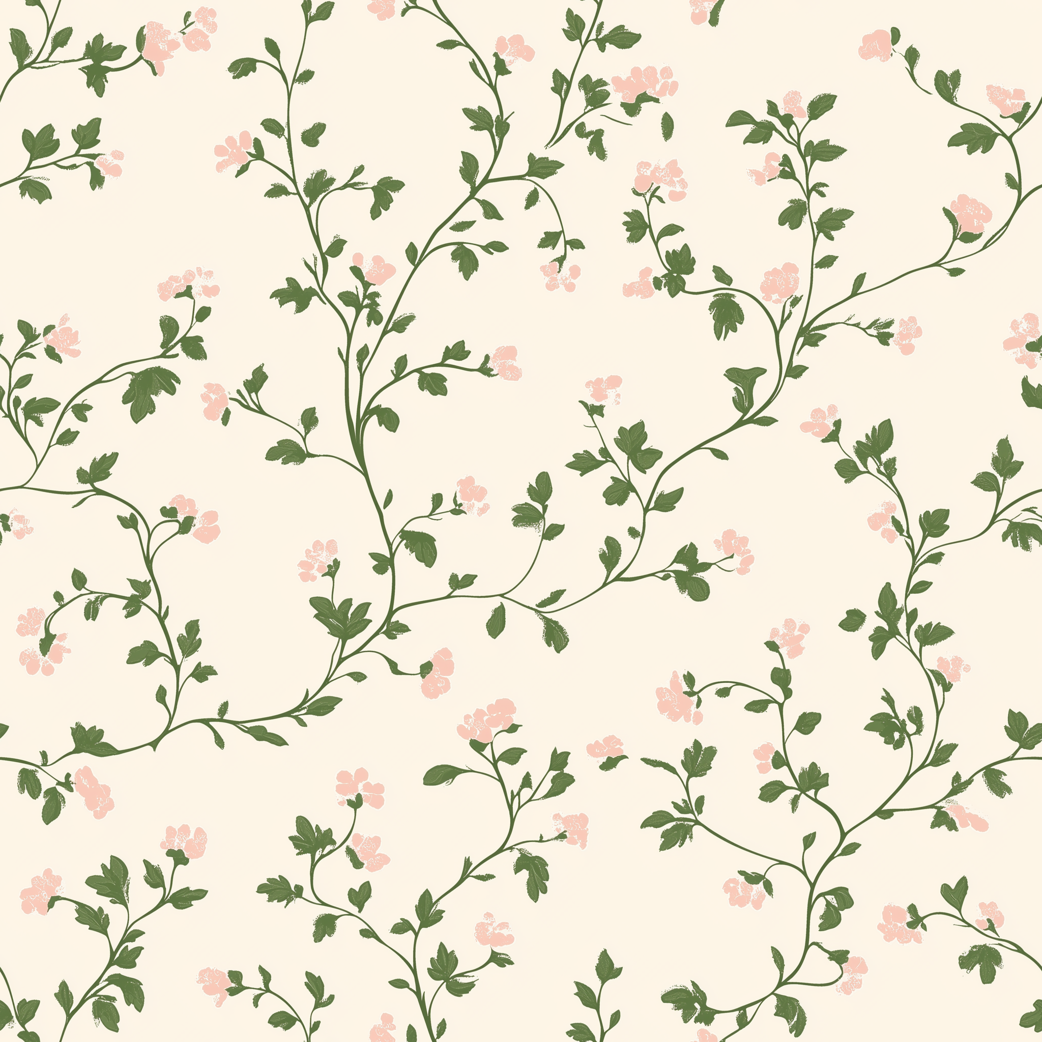 Removable small flower wallpaper with rustic charm
Soft beige floral wallpaper ideal for kitchens and bedrooms