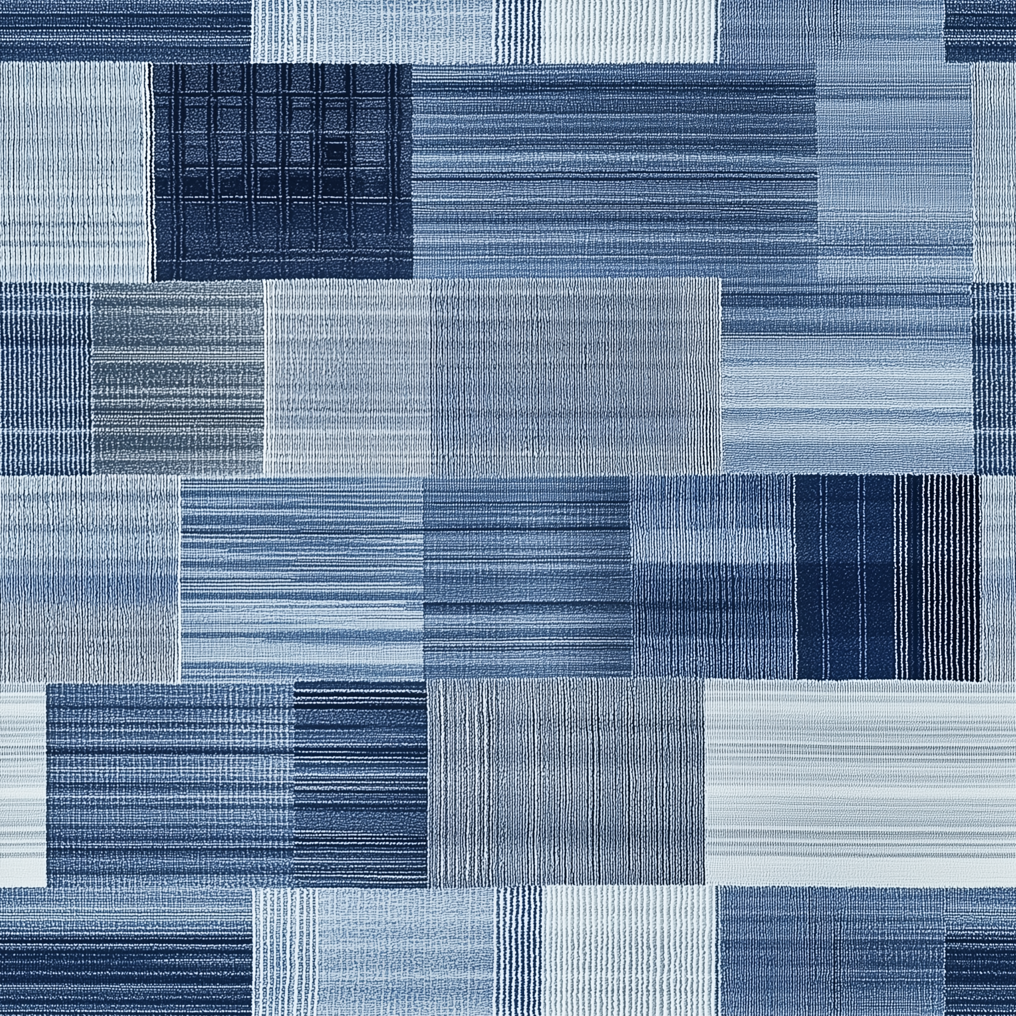 Removable blue wallpaper with modern geometry design
Blue square wallpaper ideal for contemporary interiors