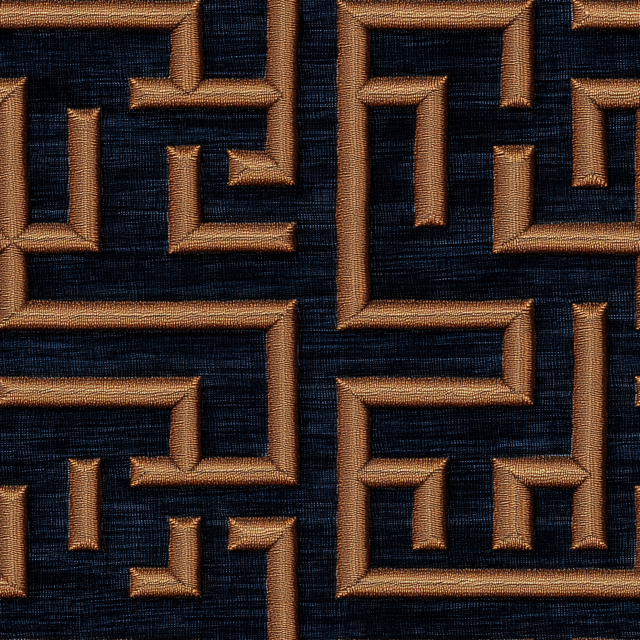 Dark navy wallpaper with elegant gold accents for walls
Removable wallpaper with navy and gold key pattern