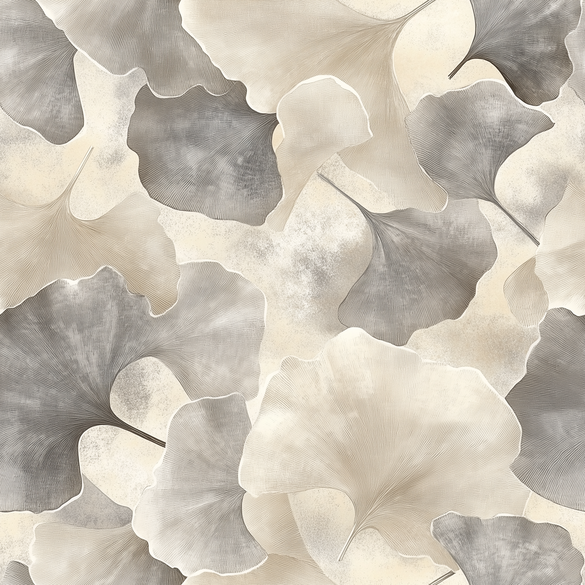 Contemporary botanical wallpaper for stylish interiors
Easy-to-remove wallpaper with abstract ginkgo design