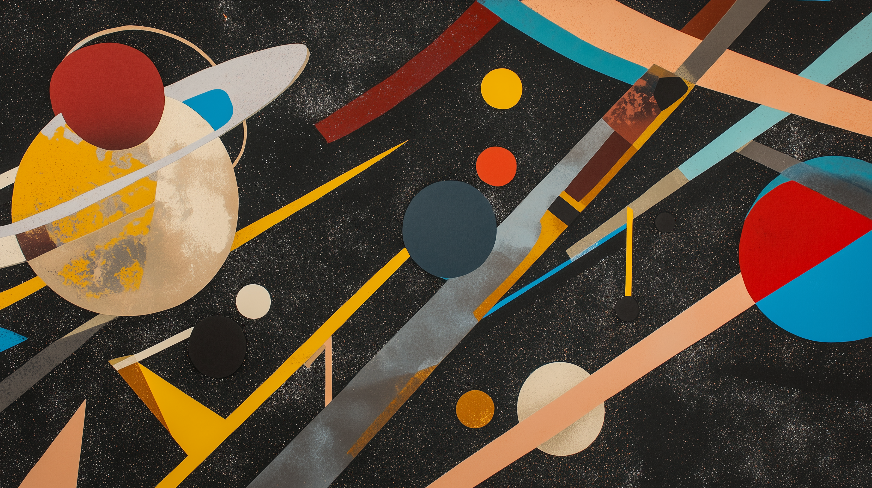 Peel-and-stick cosmic planets wall decor.
Futuristic space-themed mural for modern interiors.