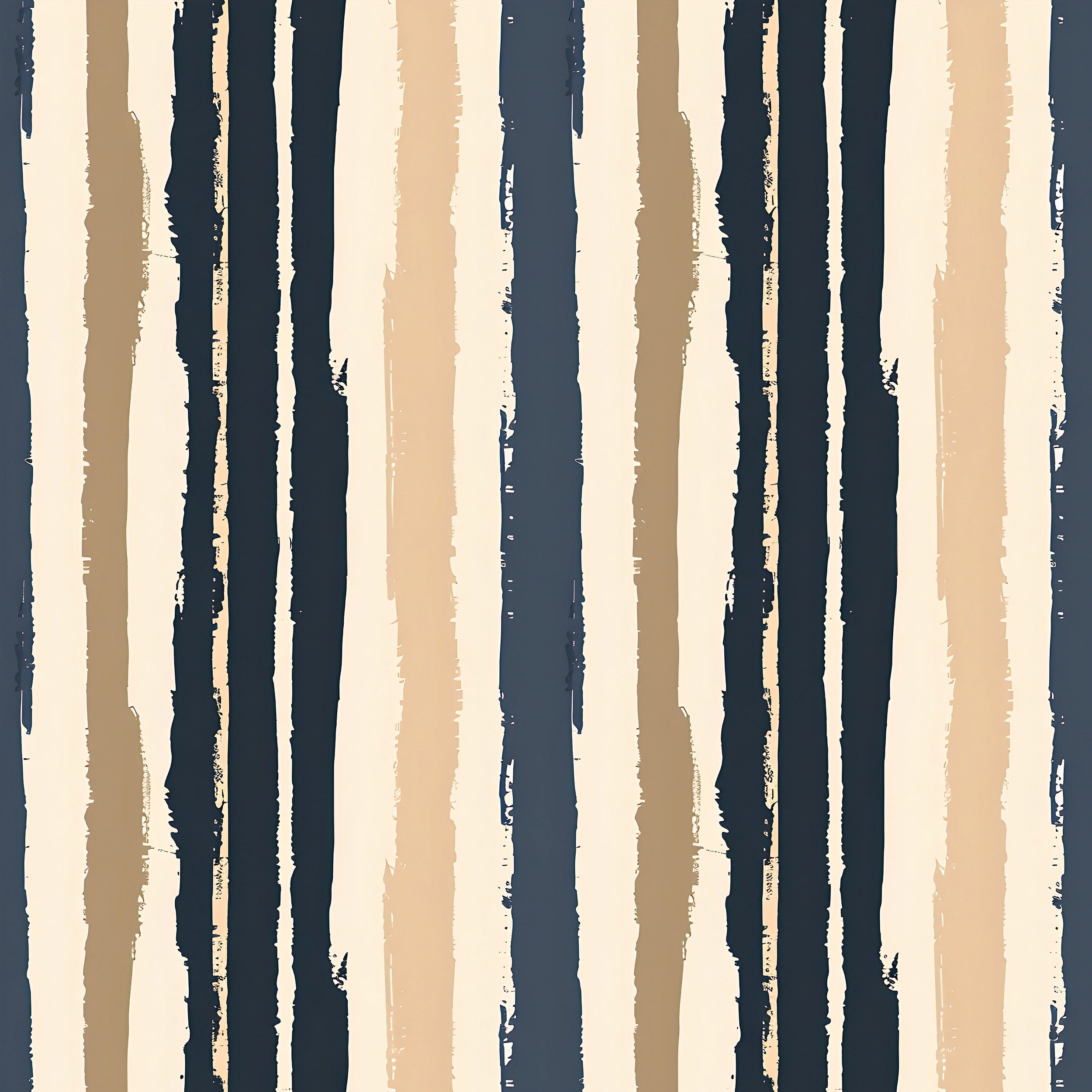 Peel and stick beige and blue wallpaper Removable vertical striped wallpaper