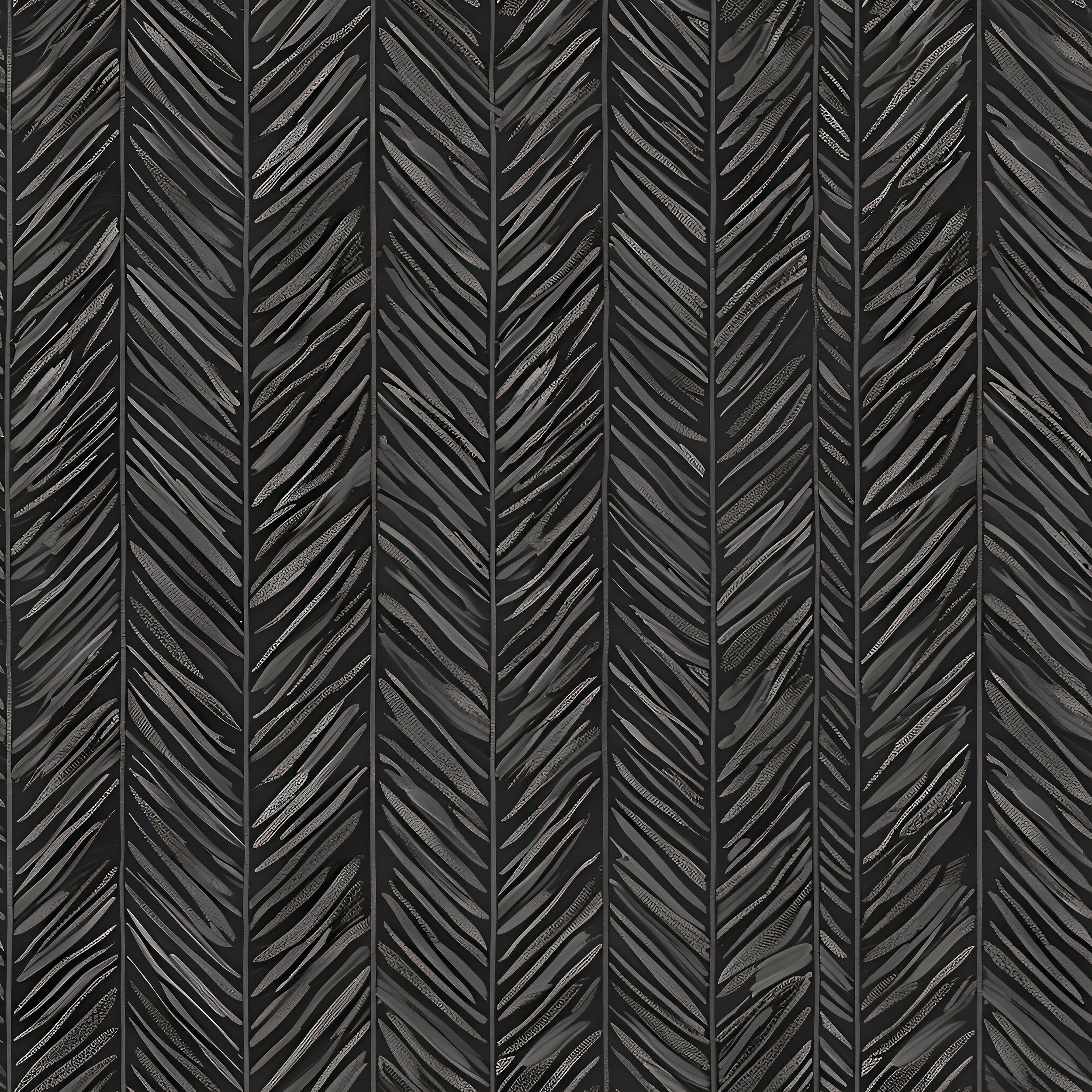 Removable luxury herringbone wall decor Accent black geometric wallpaper