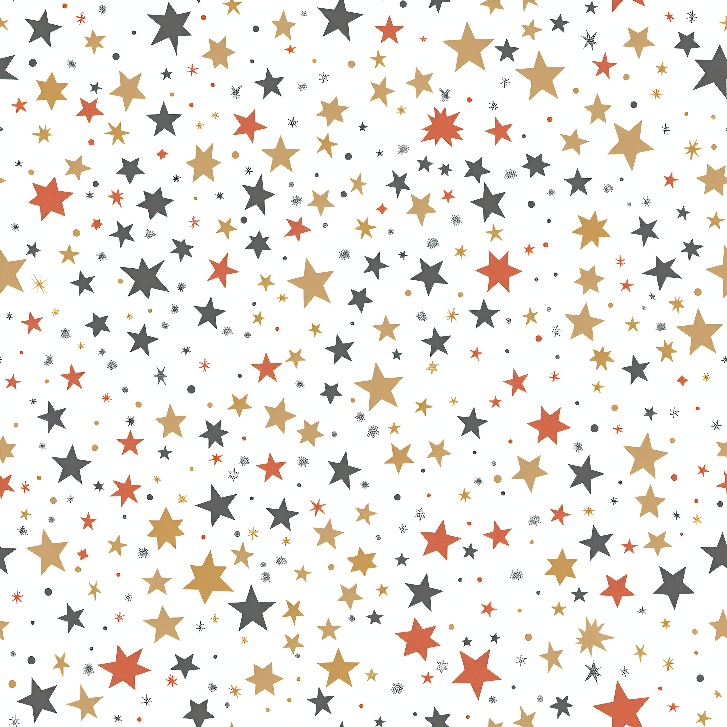 Peel and stick PVC-free stars pattern decor Removable starry wallpaper for playrooms