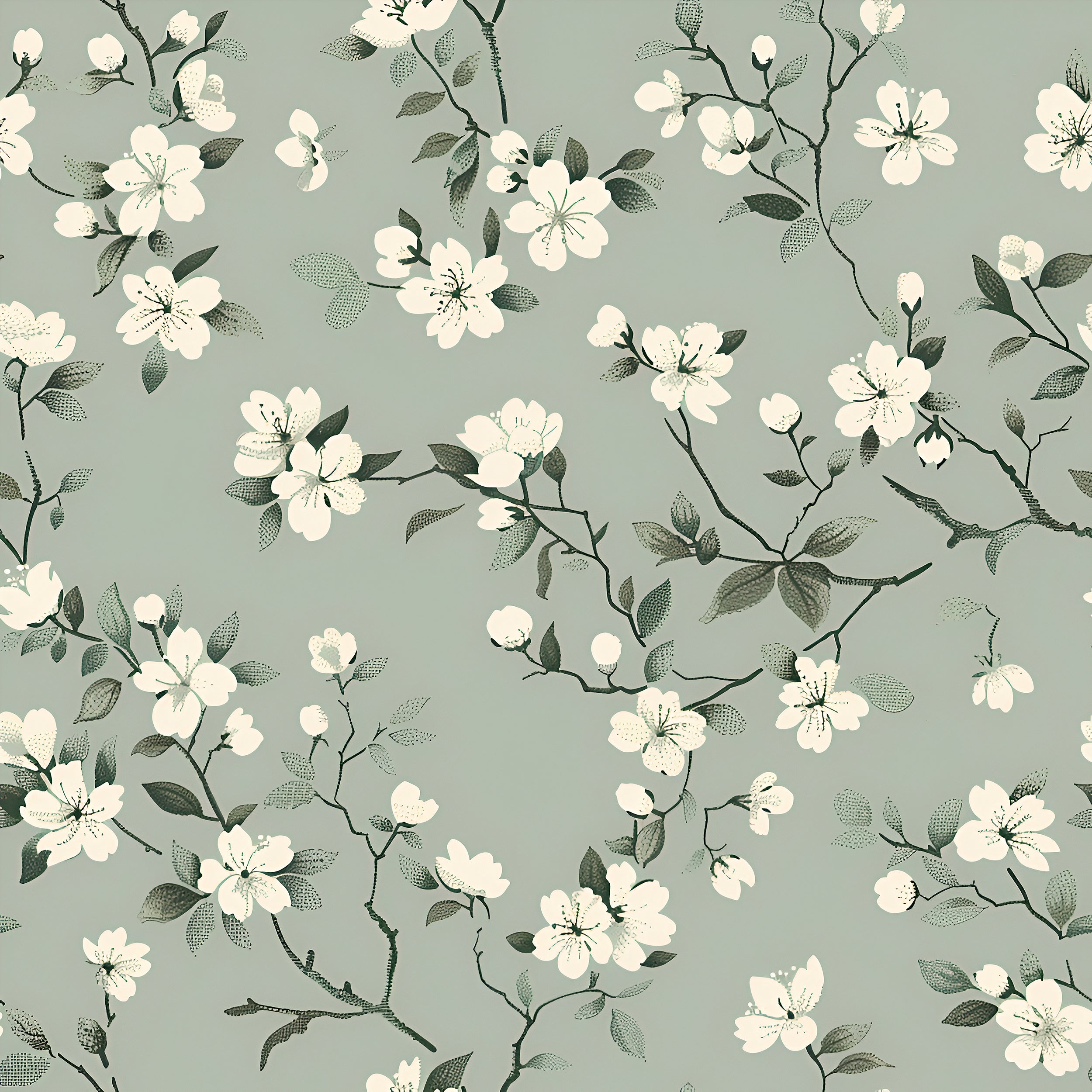 Wild meadow flowers wallpaper for living room Chinoiserie peel and stick art for bedrooms