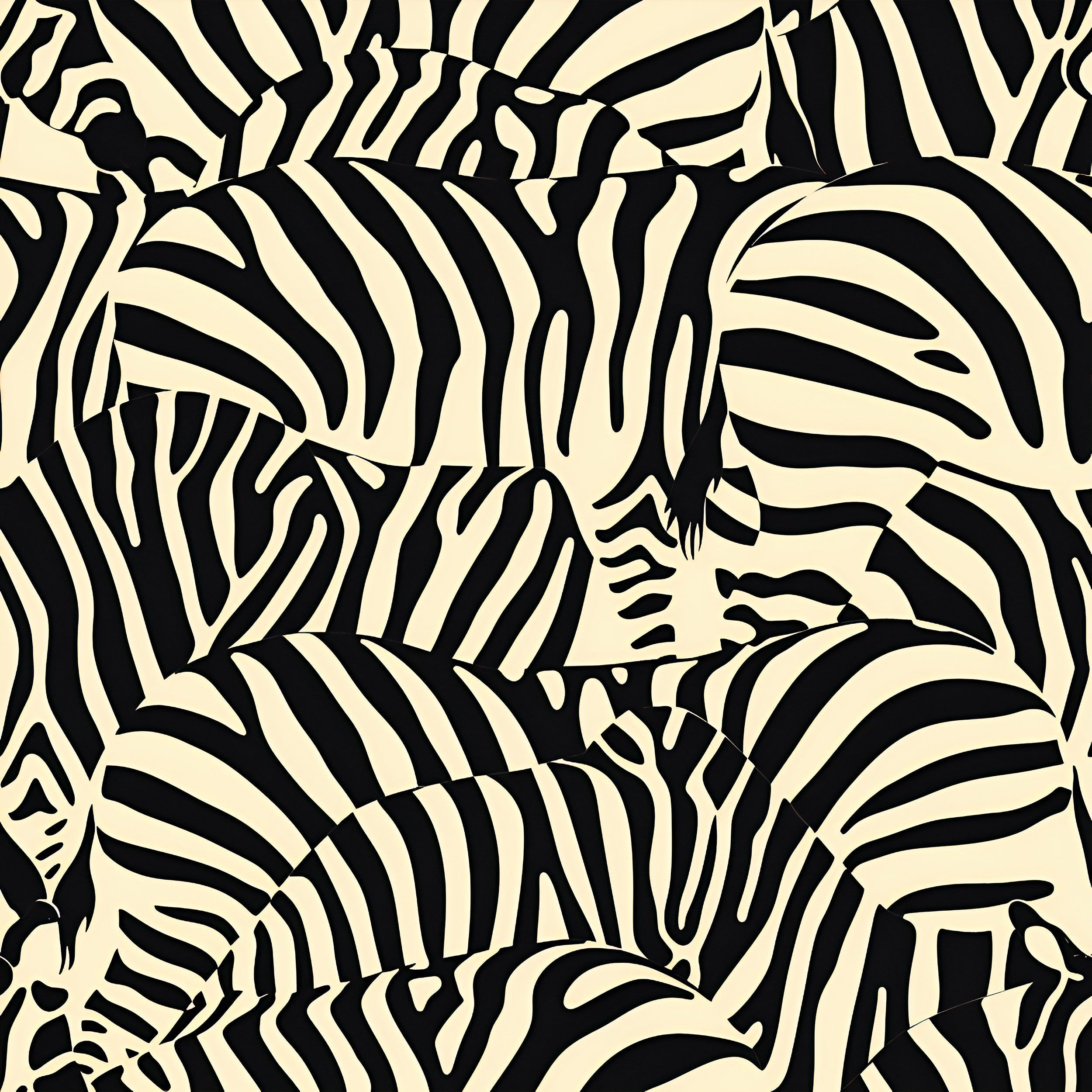 Peel and stick zebra print wall decor Removable modern zebra print wallpaper