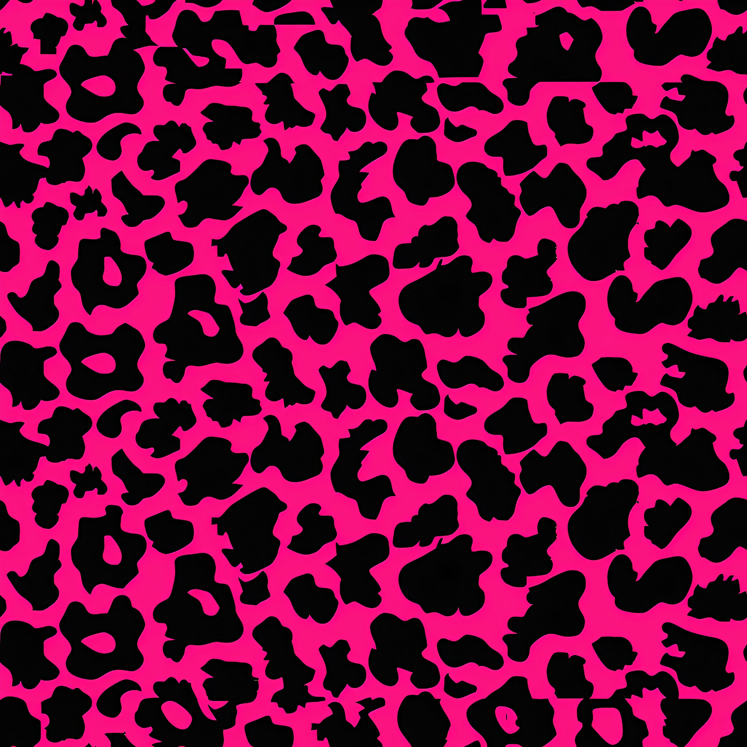 Colorful leopard print accent wall Peel and stick neon pink wallpaper