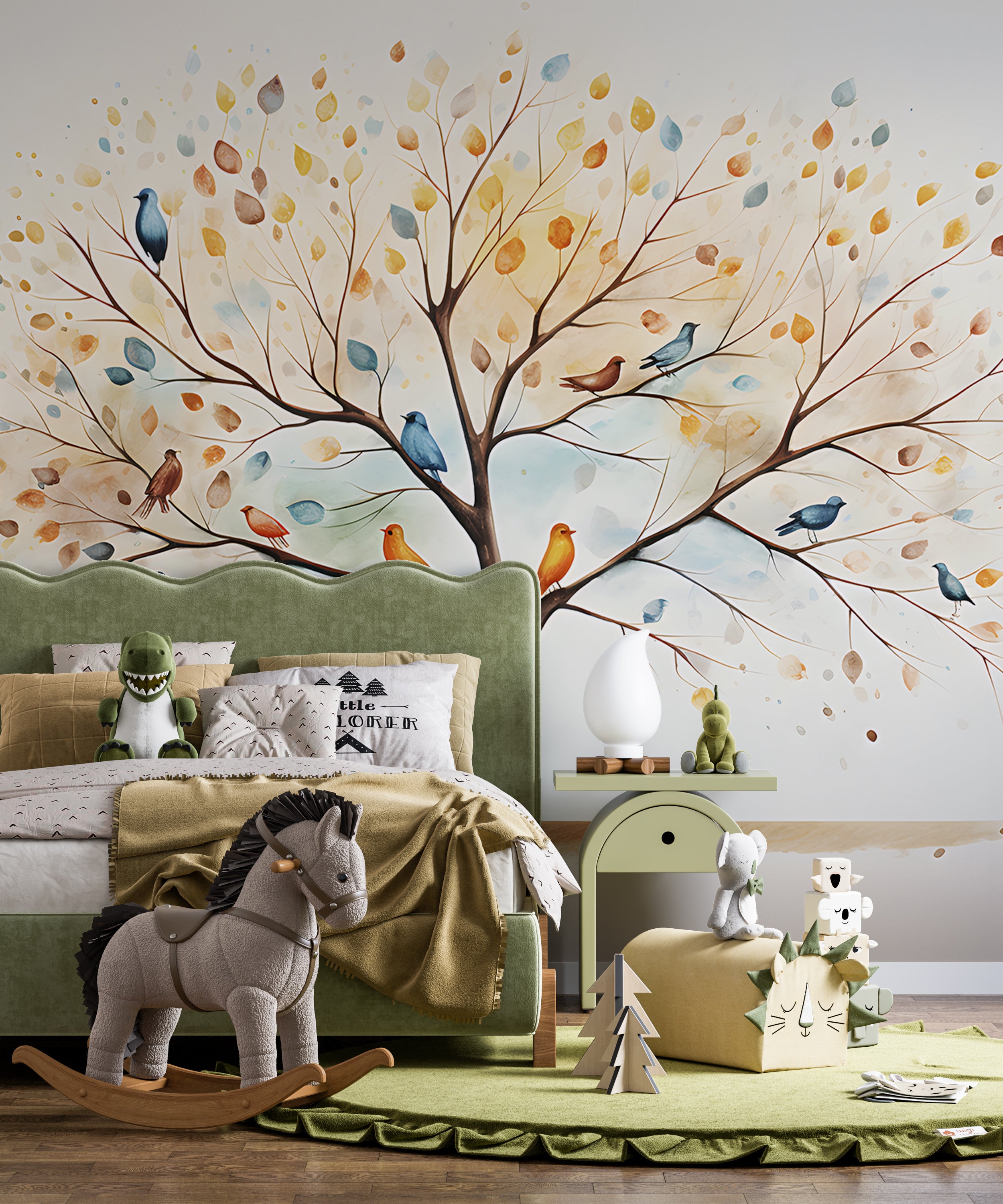 Whimsical Space with Nature Decor