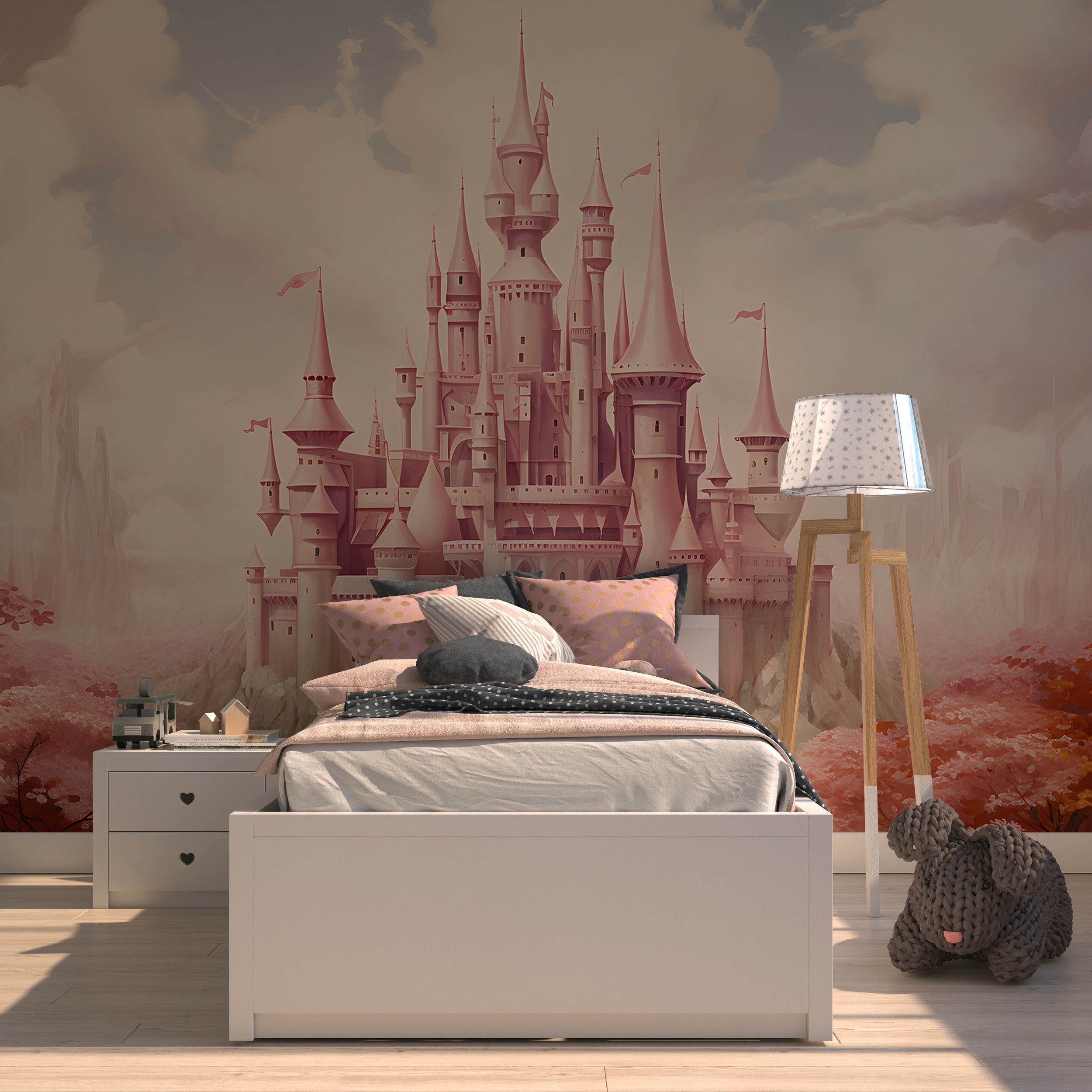 Girls Room Magic Castle Wall Decal