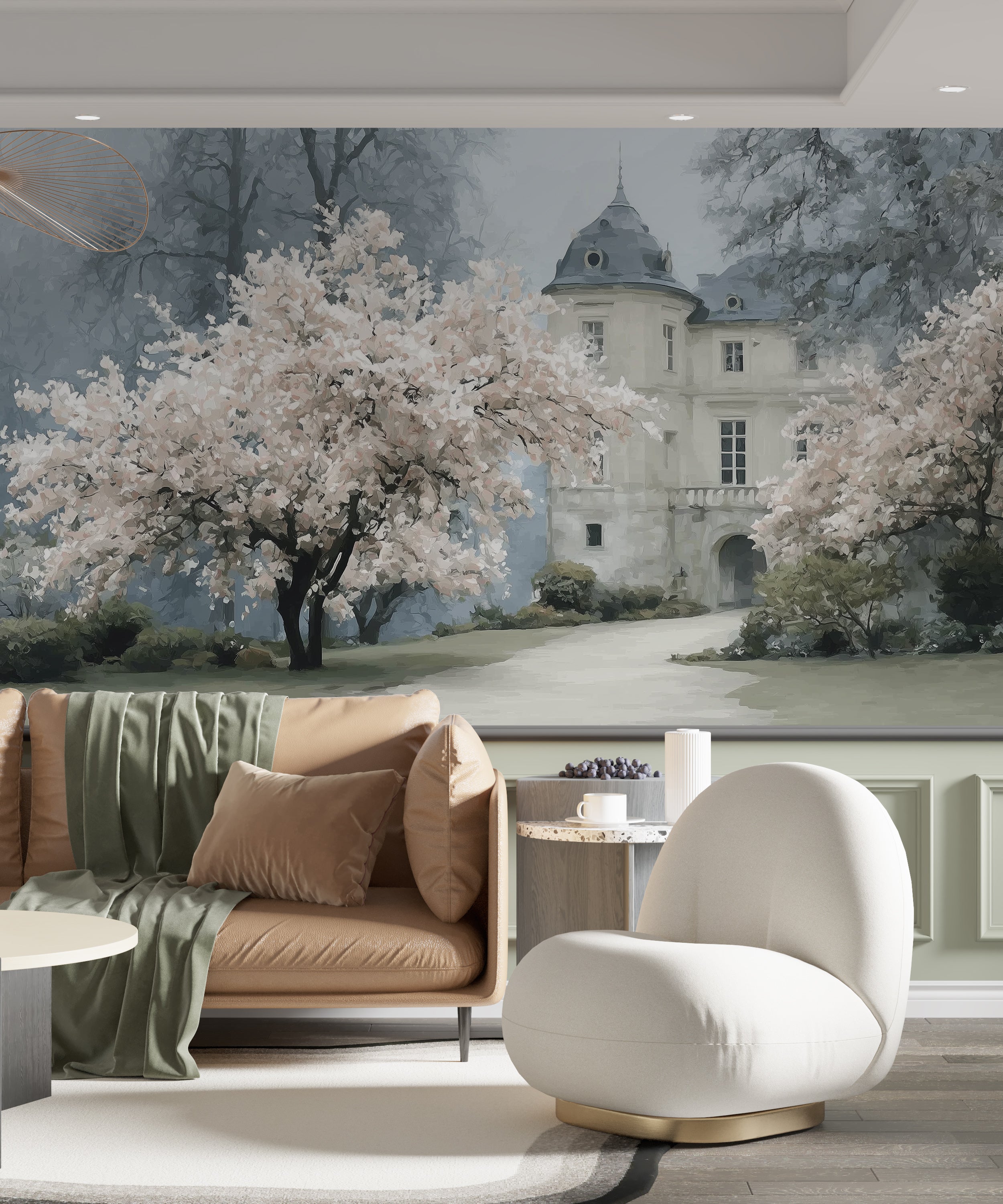 Peel and stick cherry tree mural

Old-world architecture with cherry blossom
