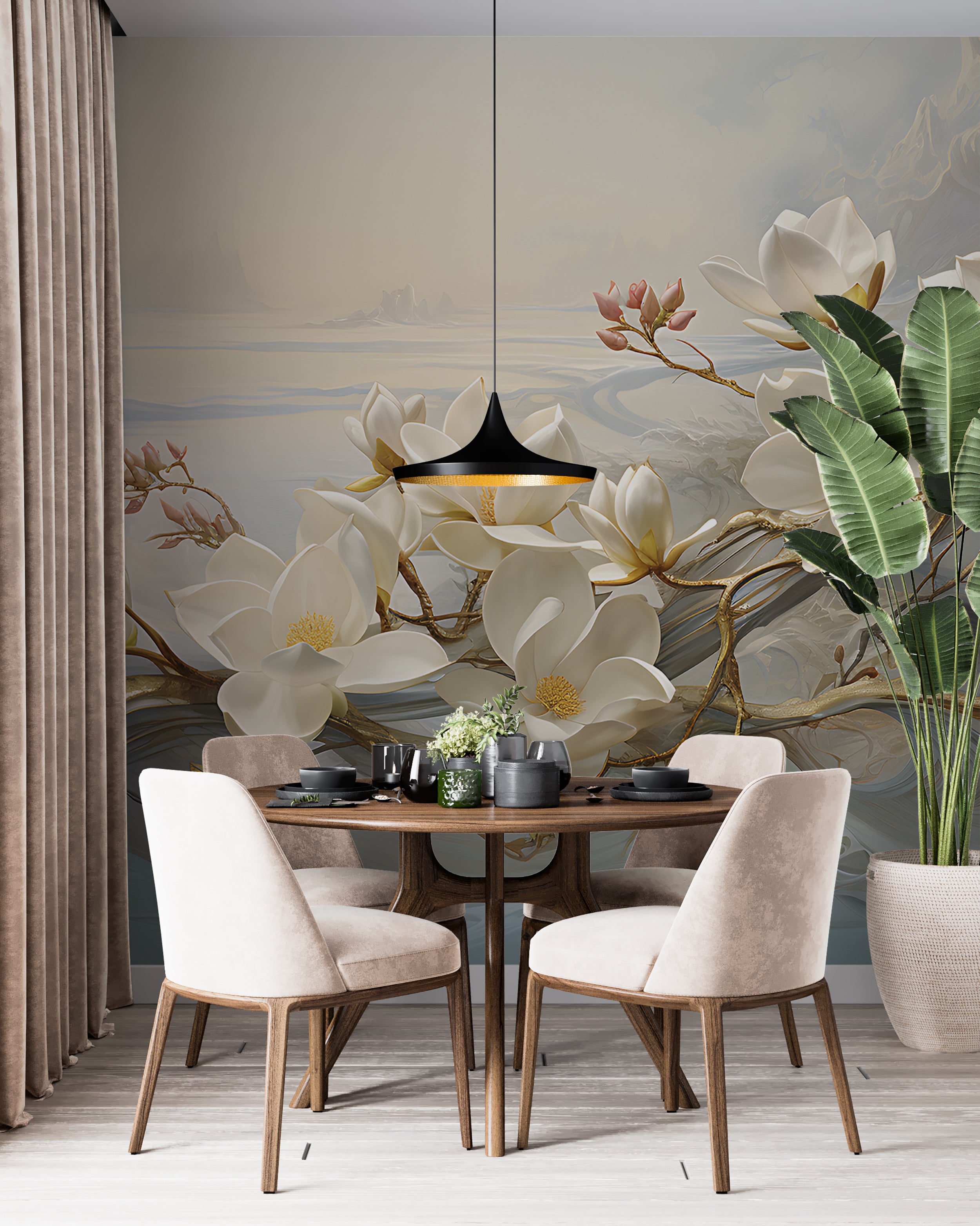 Timeless Large Floral Wall Decoration