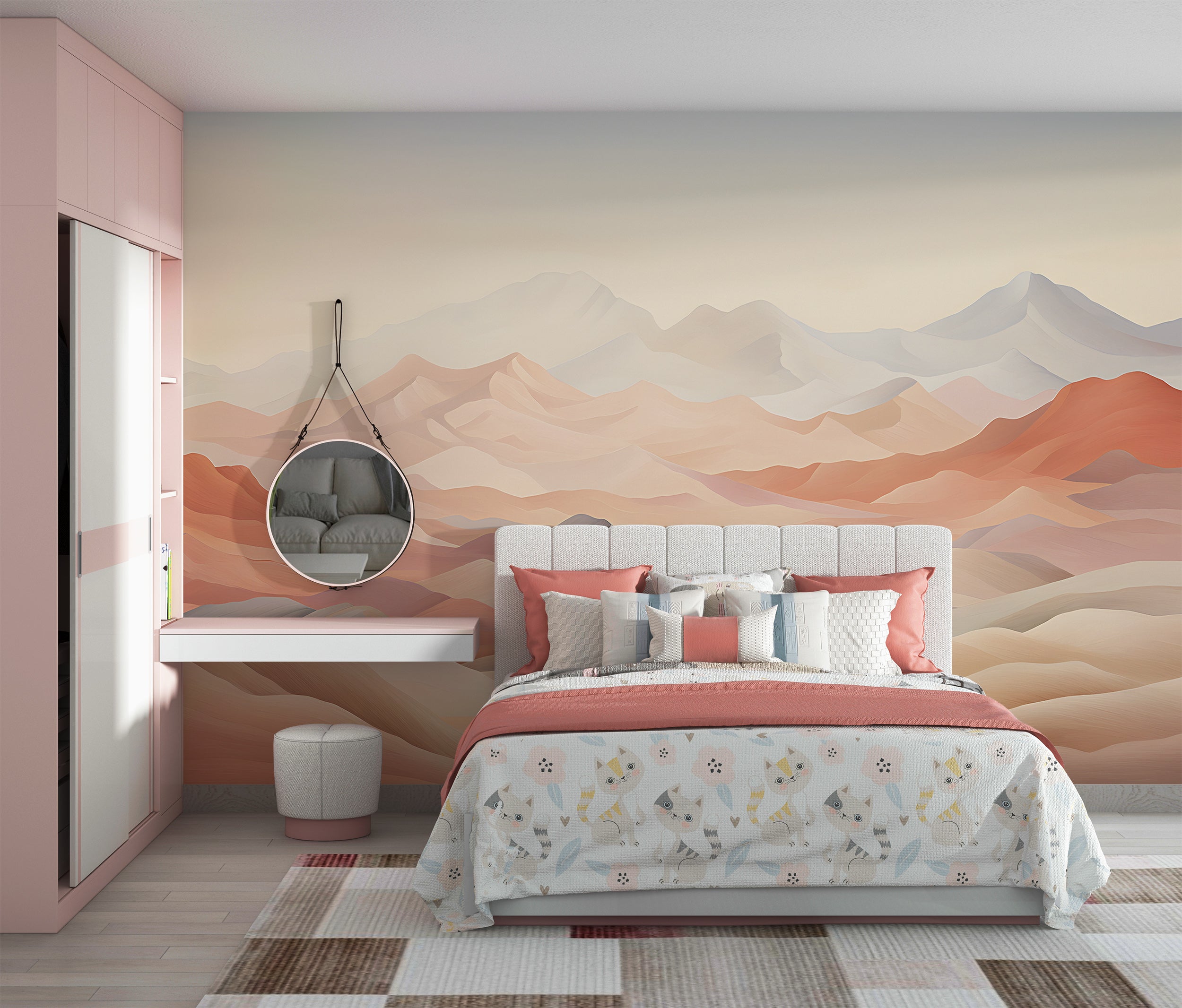 Sand Dunes Peel and Stick Desert Wallpaper