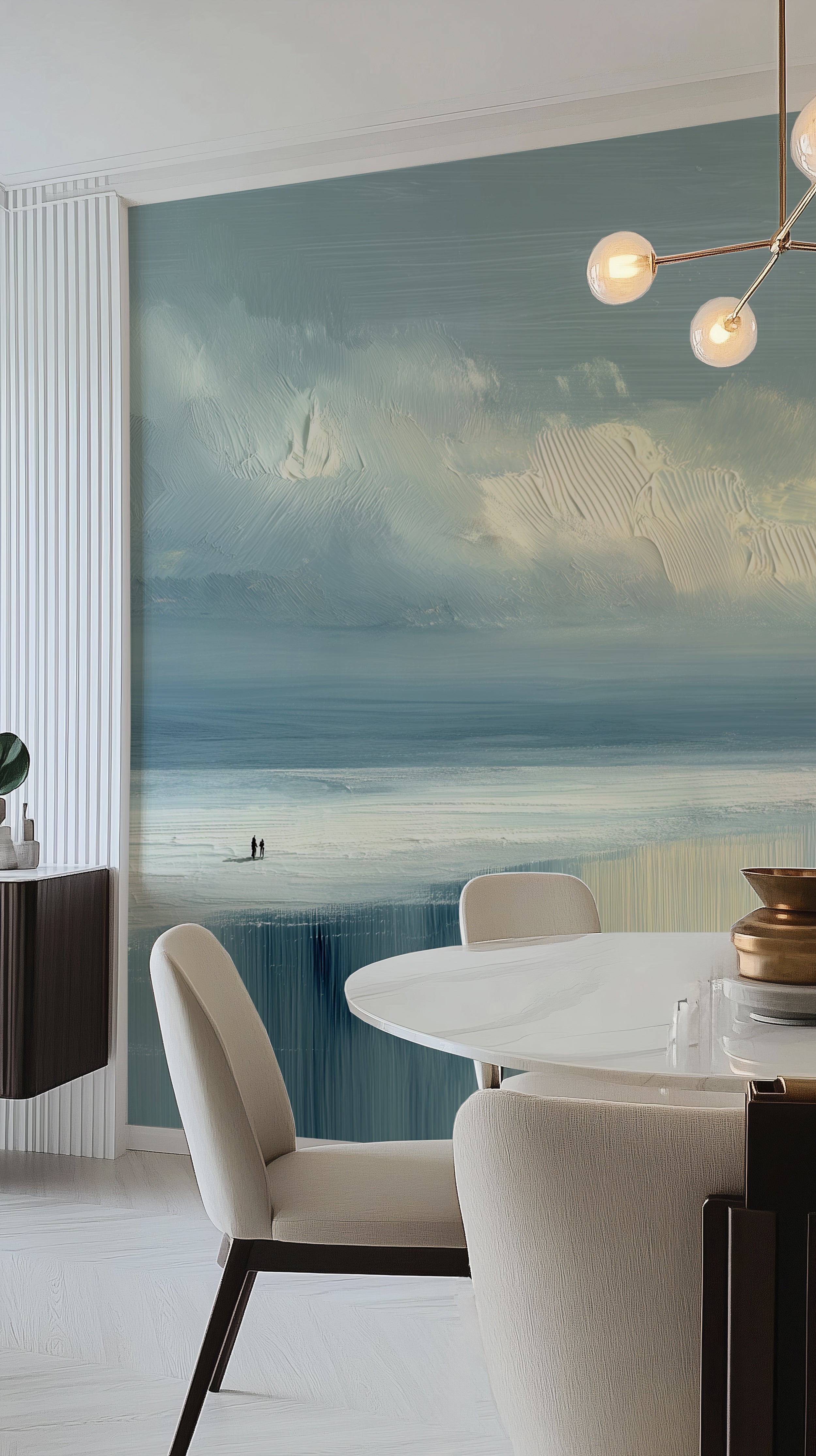 Tranquil blue sea wall art

Ocean view removable wallpaper