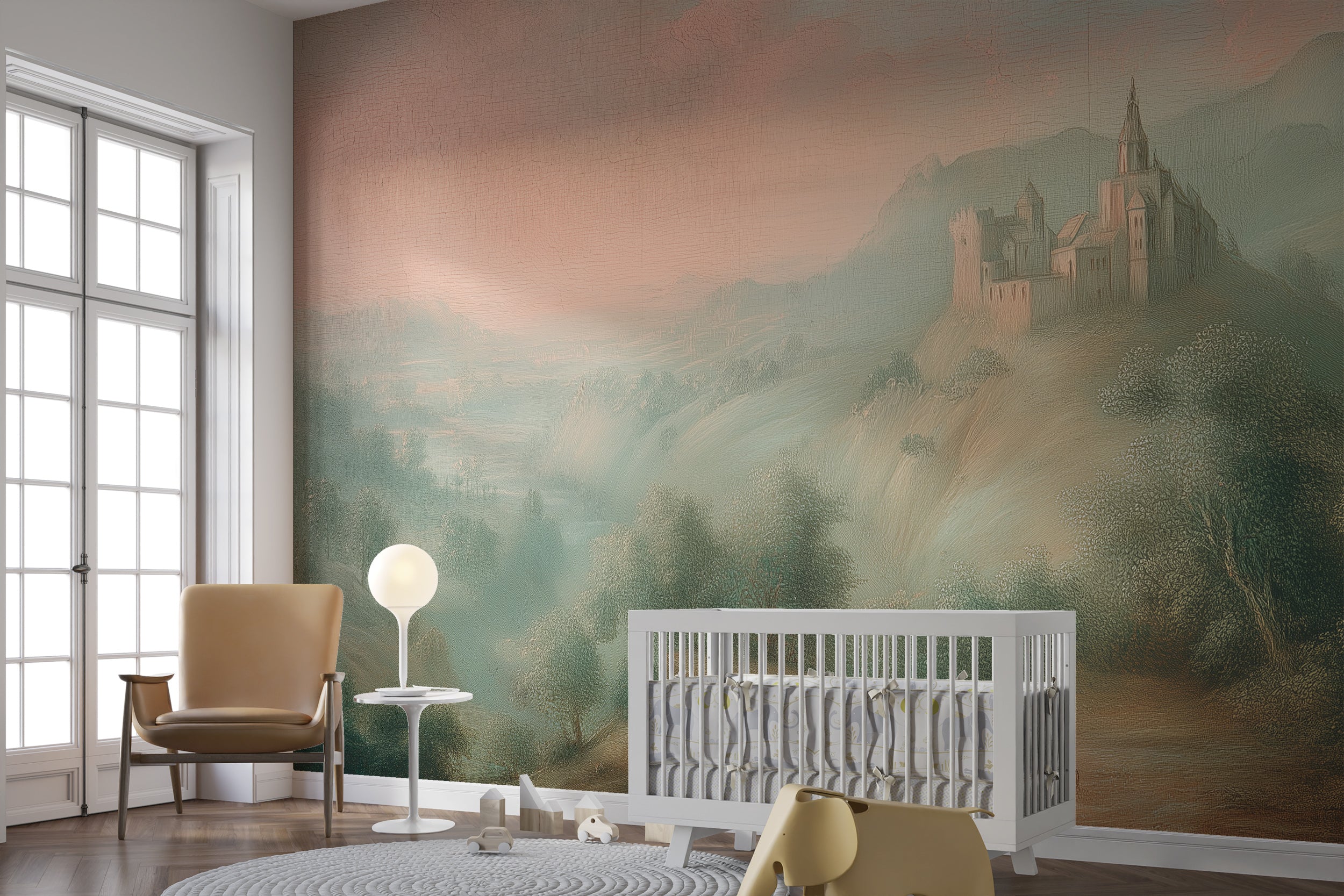 Castle on the hill wall mural

Vintage sunset landscape mural