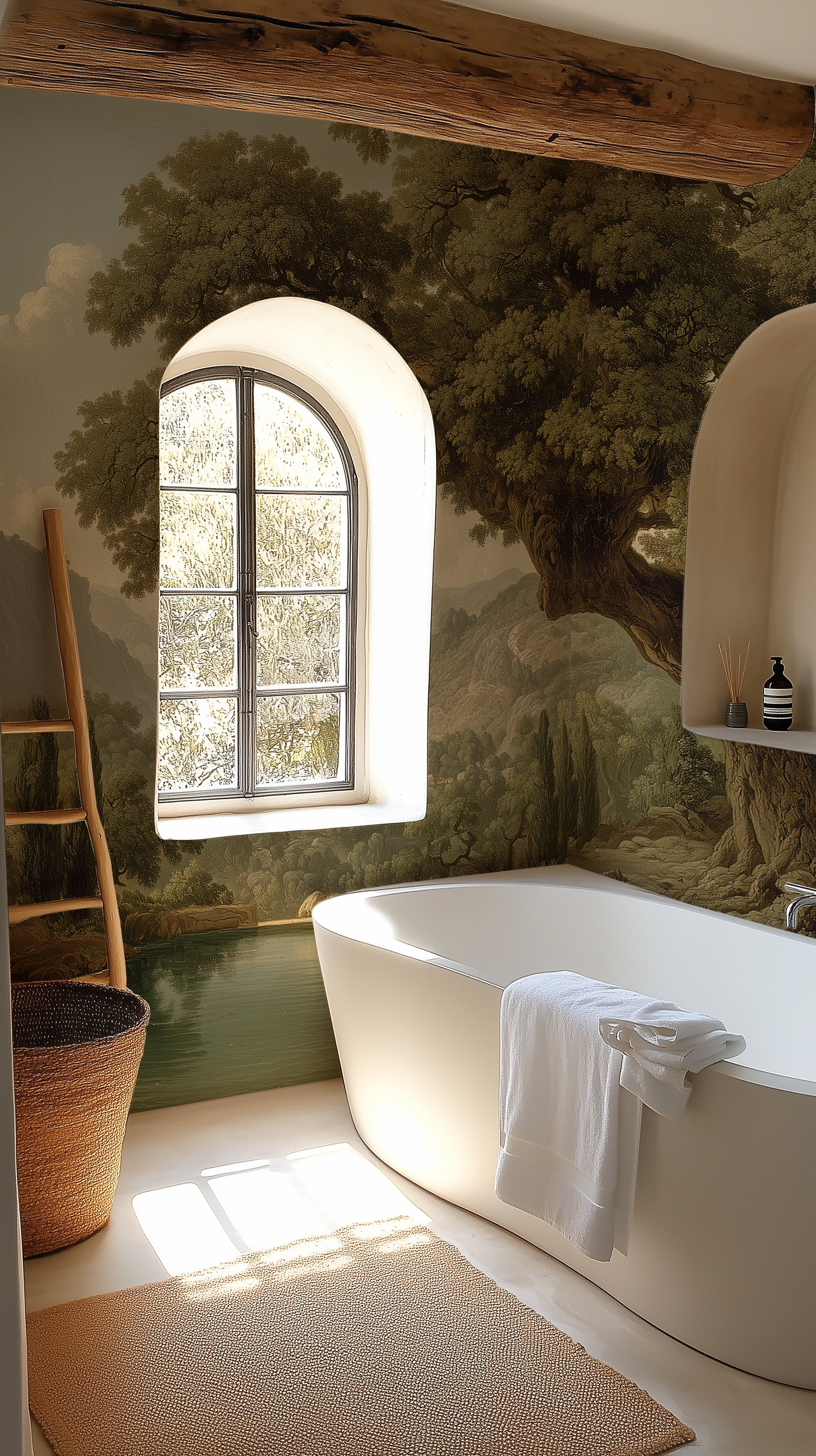 scenic tree and mountain mural

romantic classical landscape wallpaper