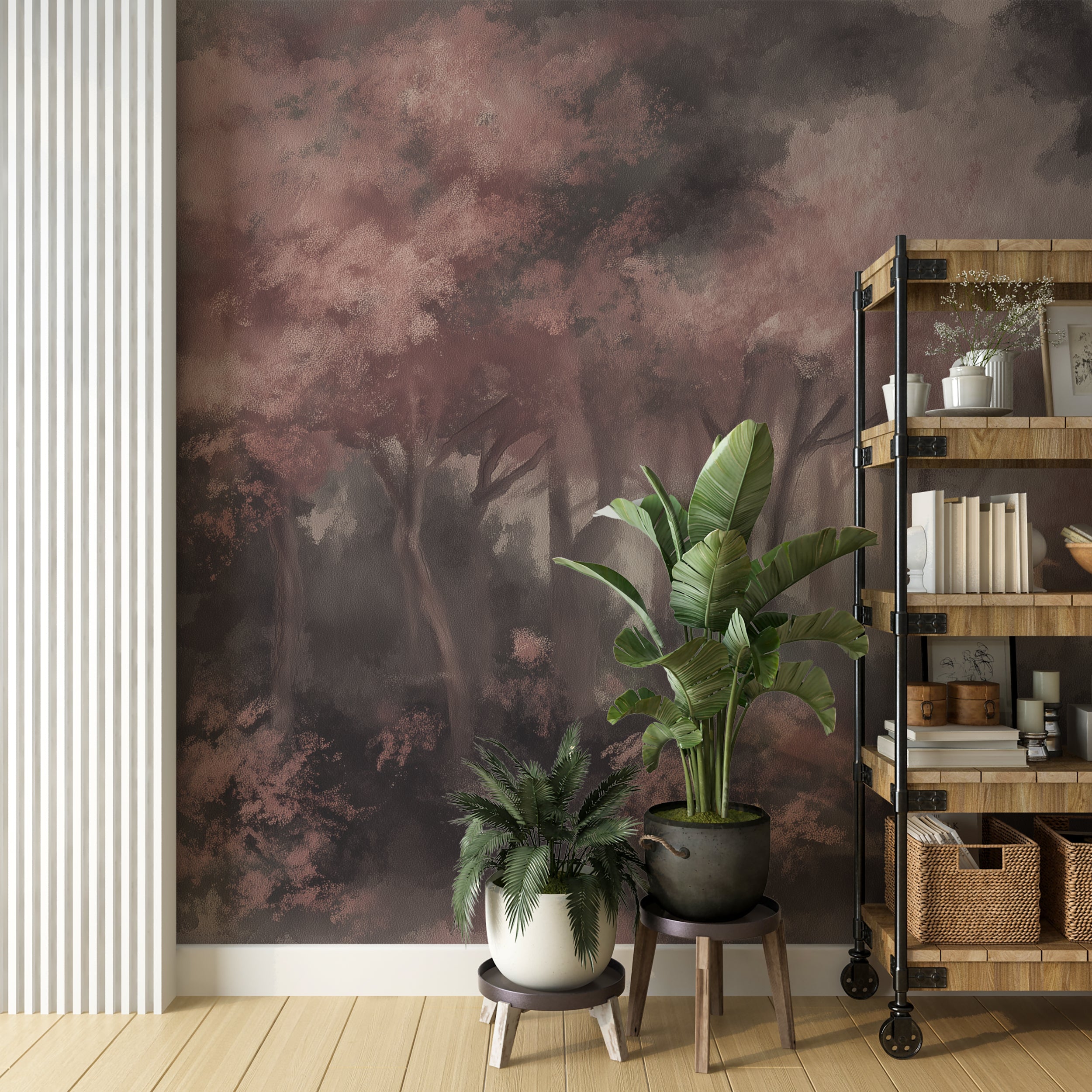 Cherry blossom dreamy wallpaper

Soft gouache landscape mural