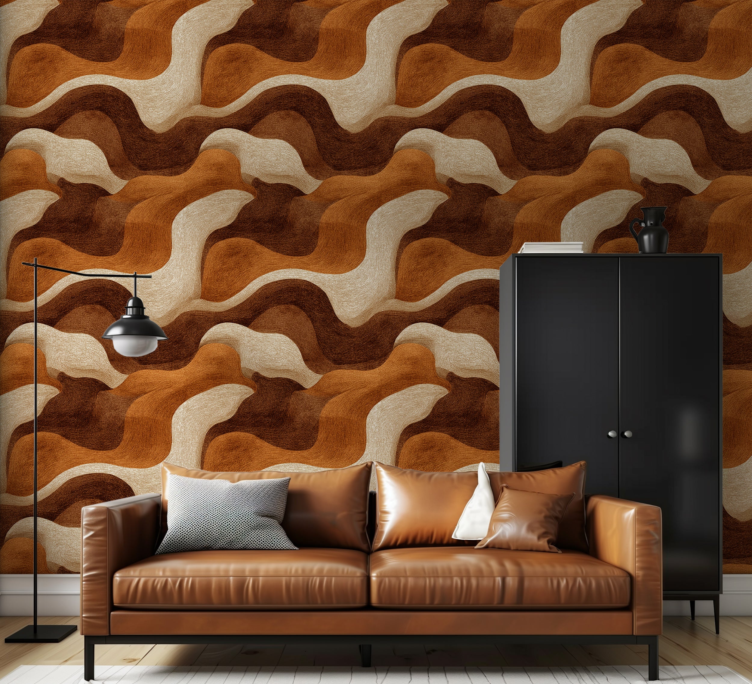 Abstract terrain-inspired wallpaper

Fluid pattern wallpaper with natural lines