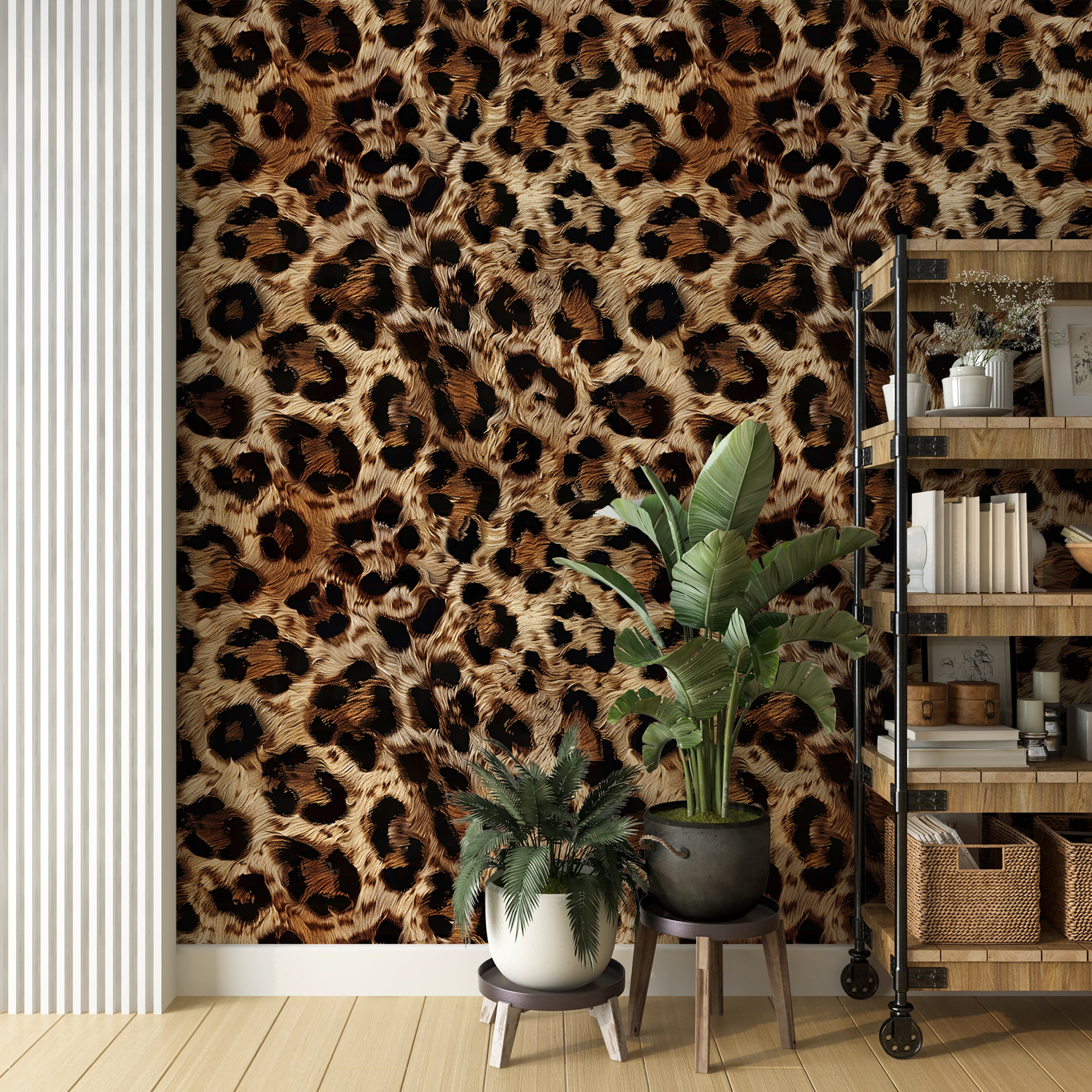 Removable exotic accent wall decor