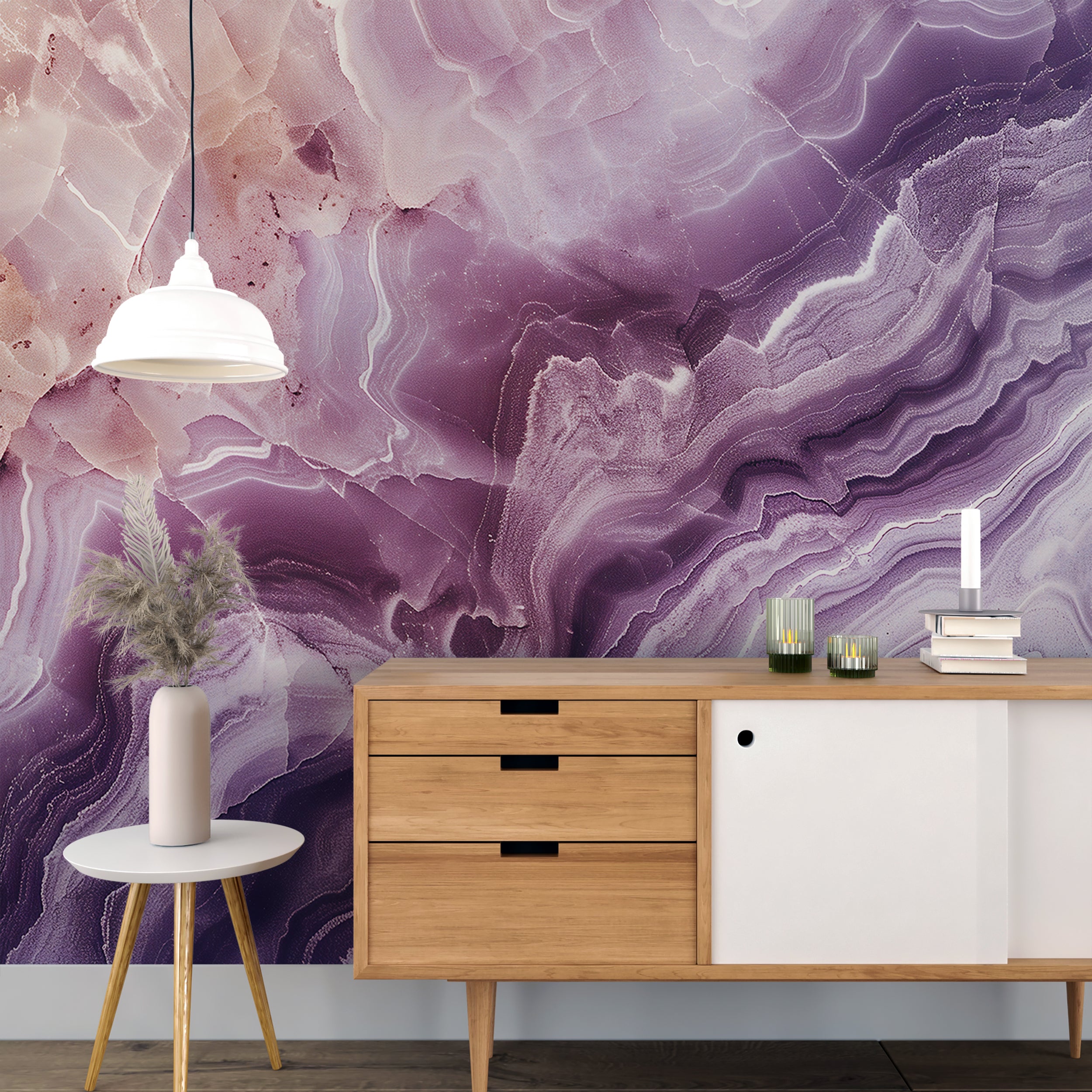 Luxurious purple and pink marble wall mural Colorful abstract accent wall wallpaperLuxurious purple and pink marble wall mural Colorful abstract accent wall wallpaper