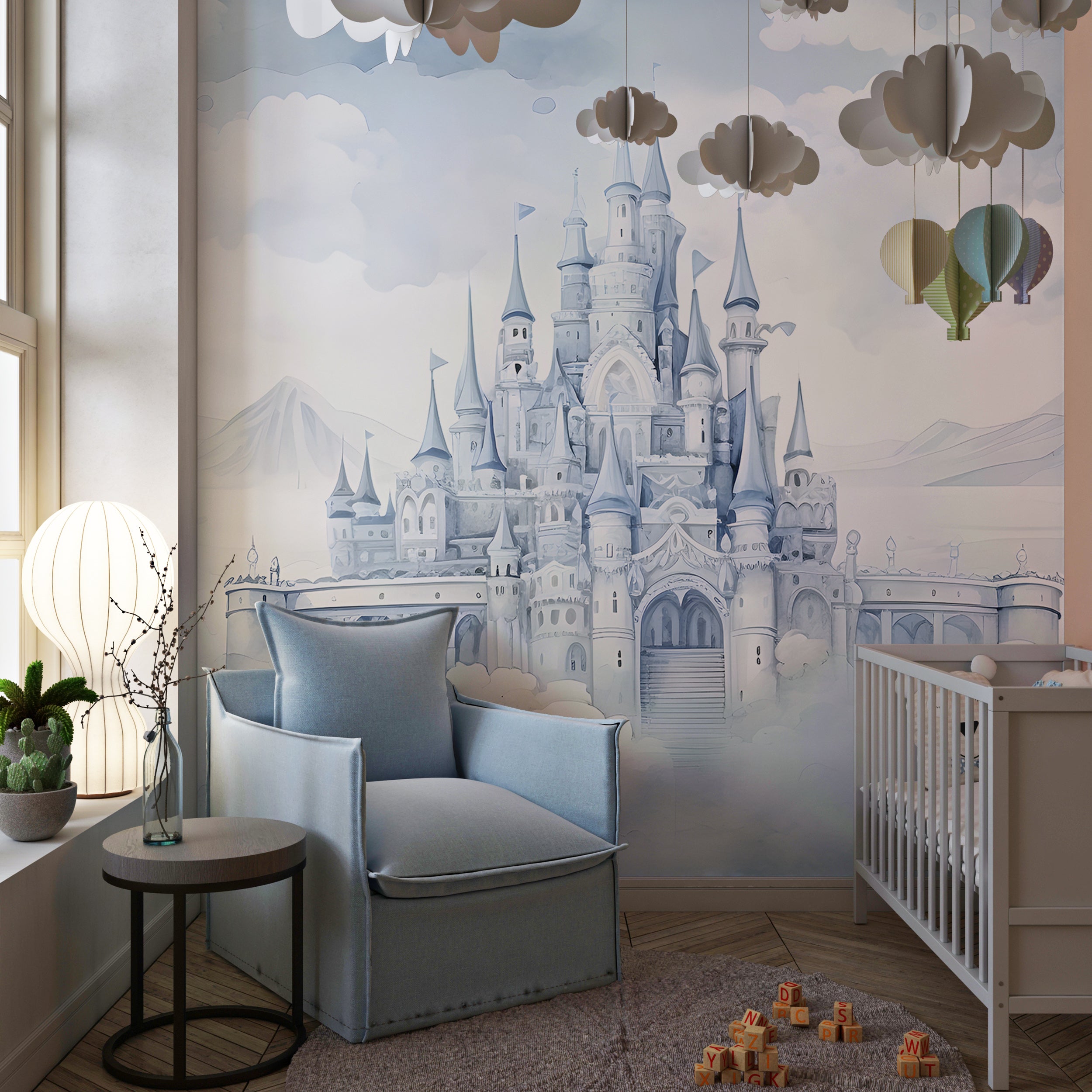 Magical Nursery Castle Wall Covering