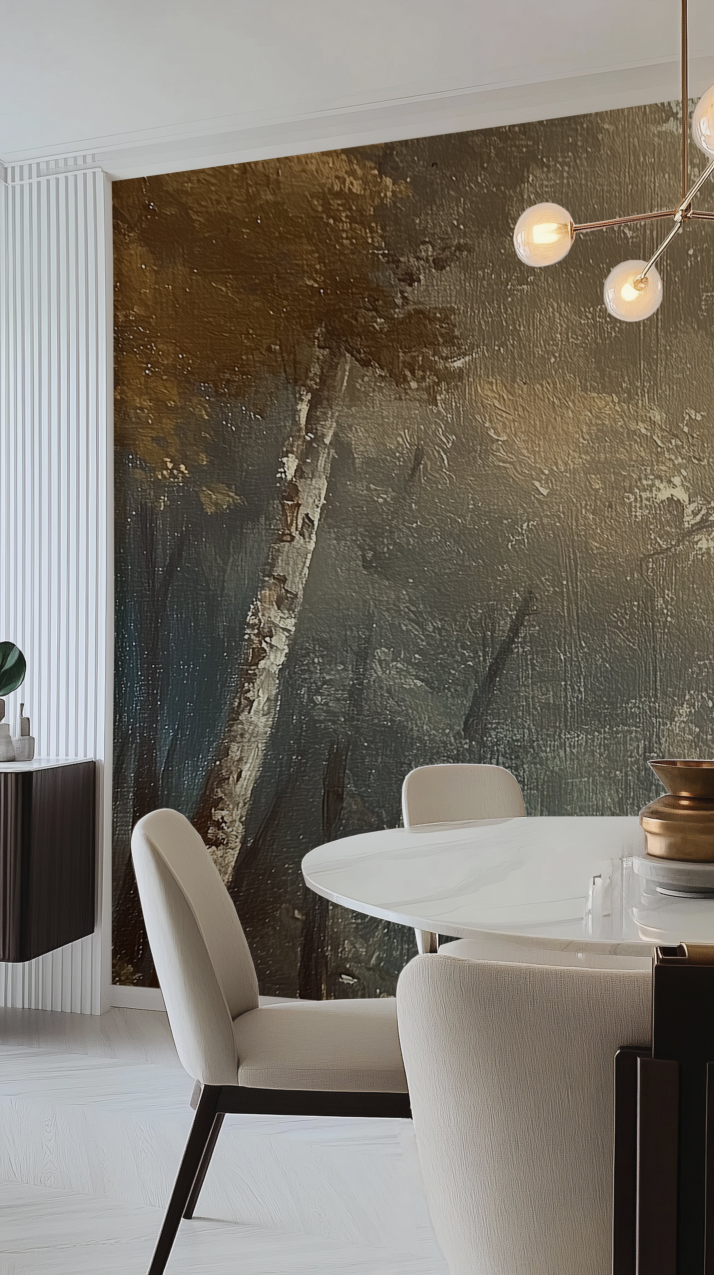 Serene tree and lake wall art

Nature inspired accent wall mural