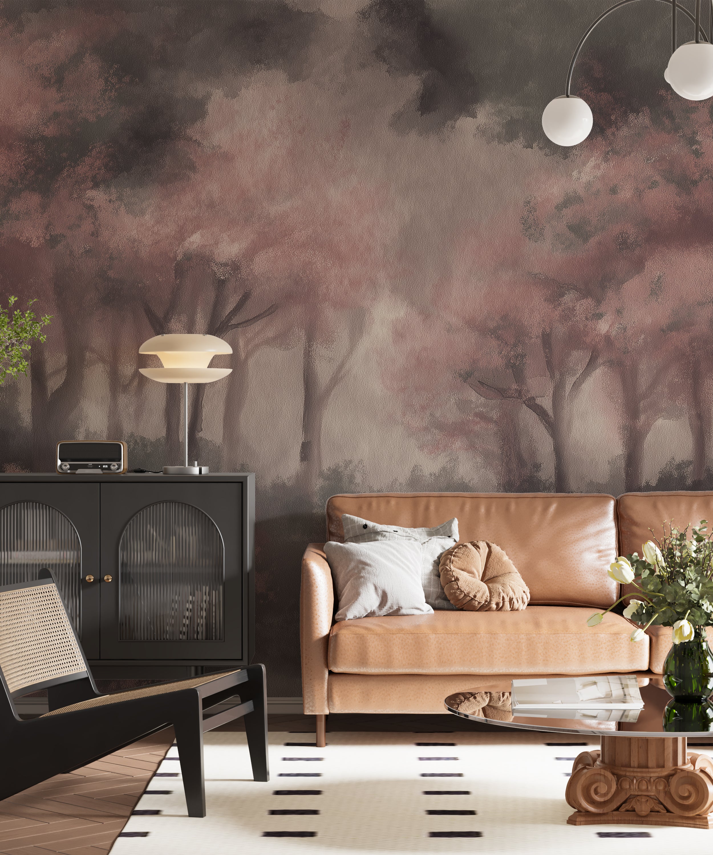 Watercolor sakura trees wallpaper

Romantic forest wall decor