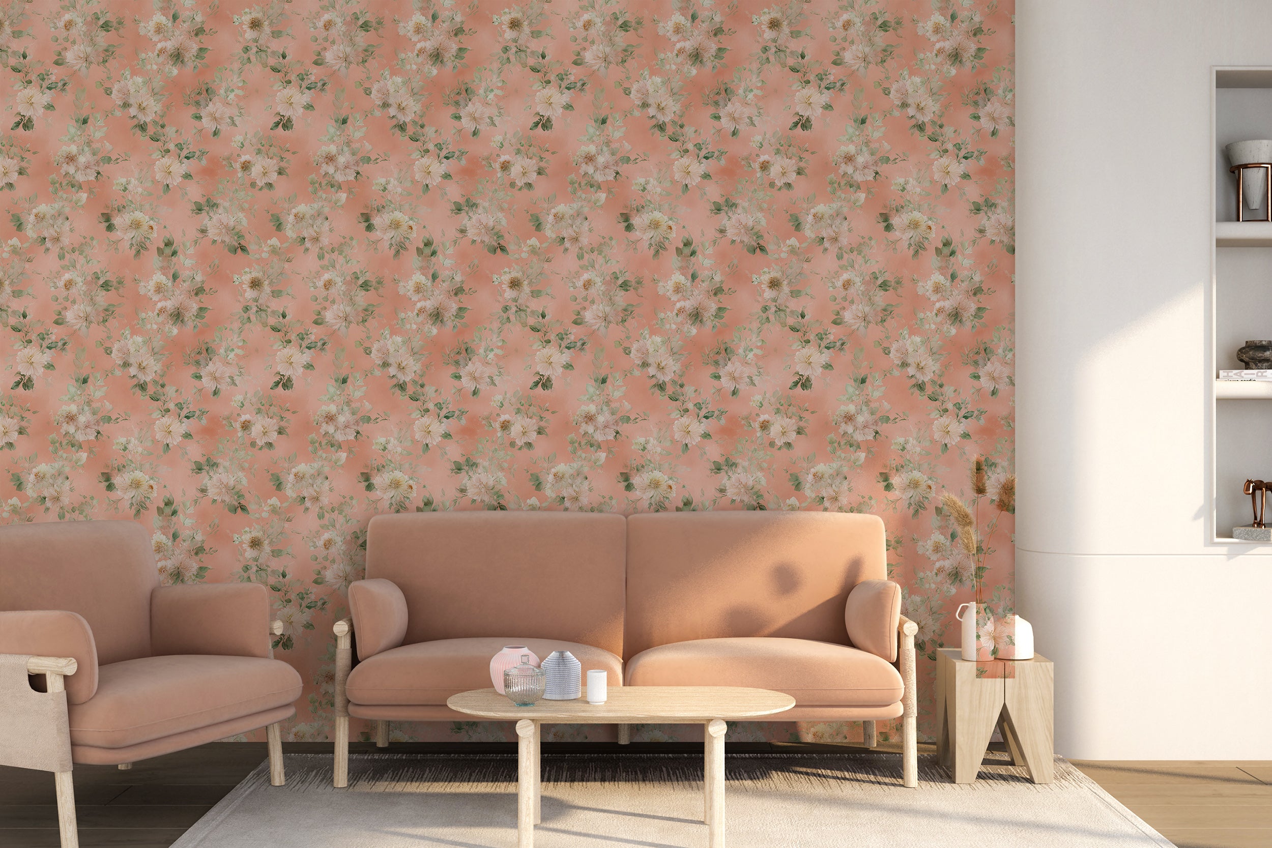 Elegant blooming flower wallpaper print

Light watercolor flower wall decor