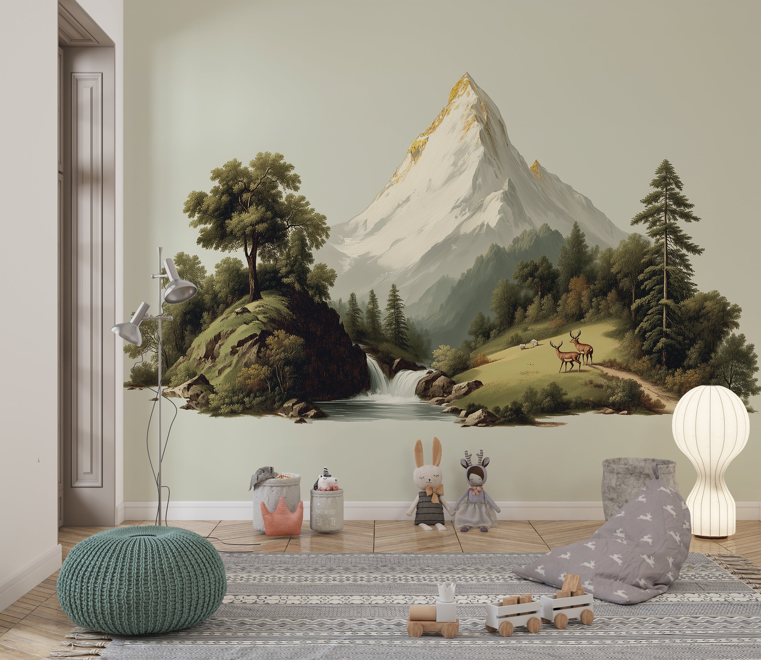 Gentle green forest scene mural

Relaxing scenery wall mural design