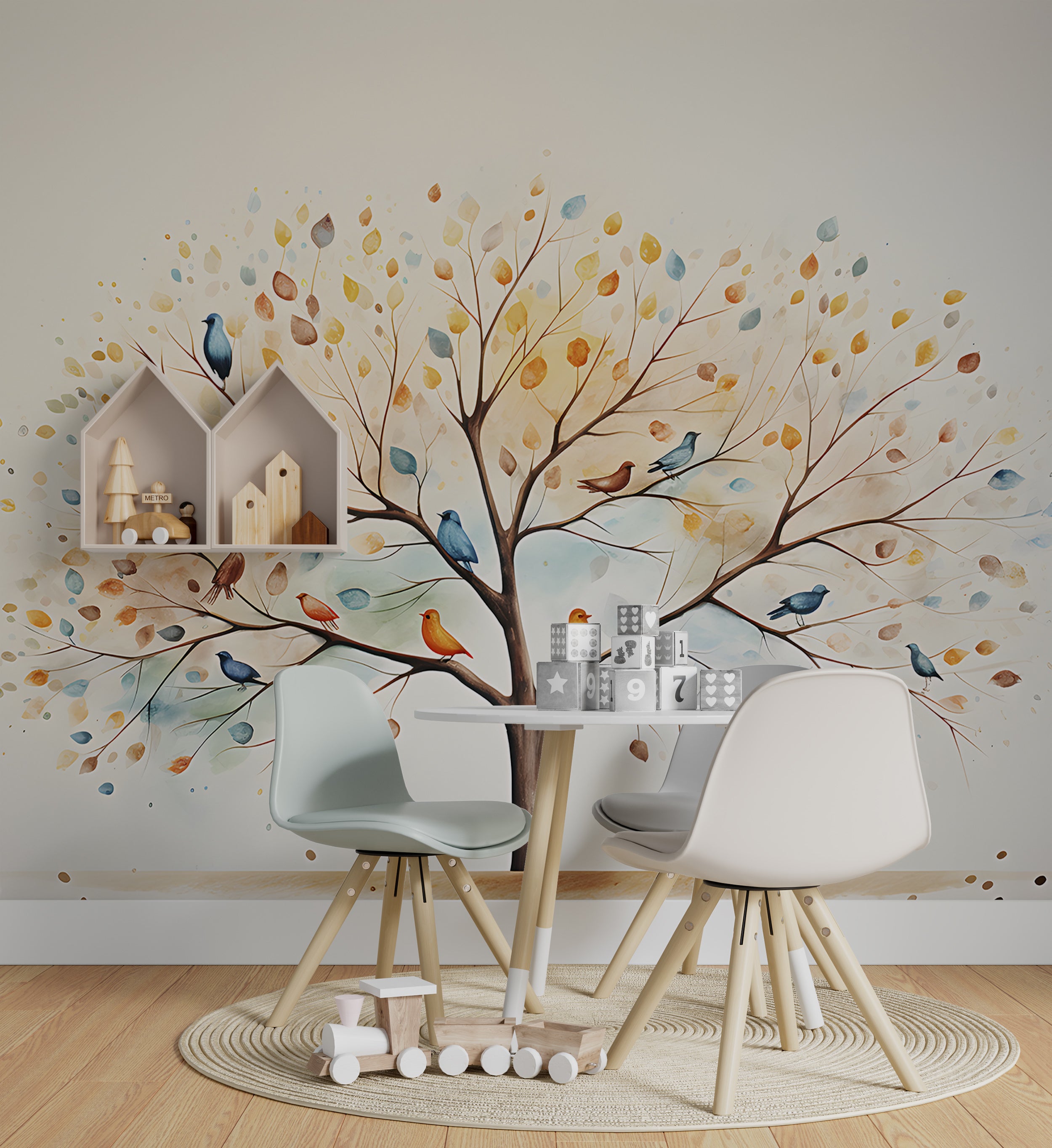 Soothing Nature Wall Art for Nursery