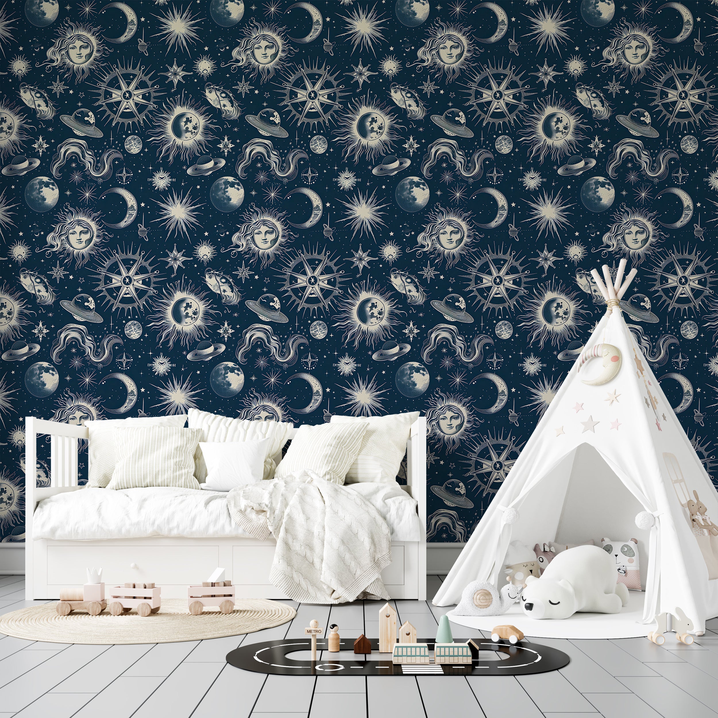 Astrology-themed wall decor