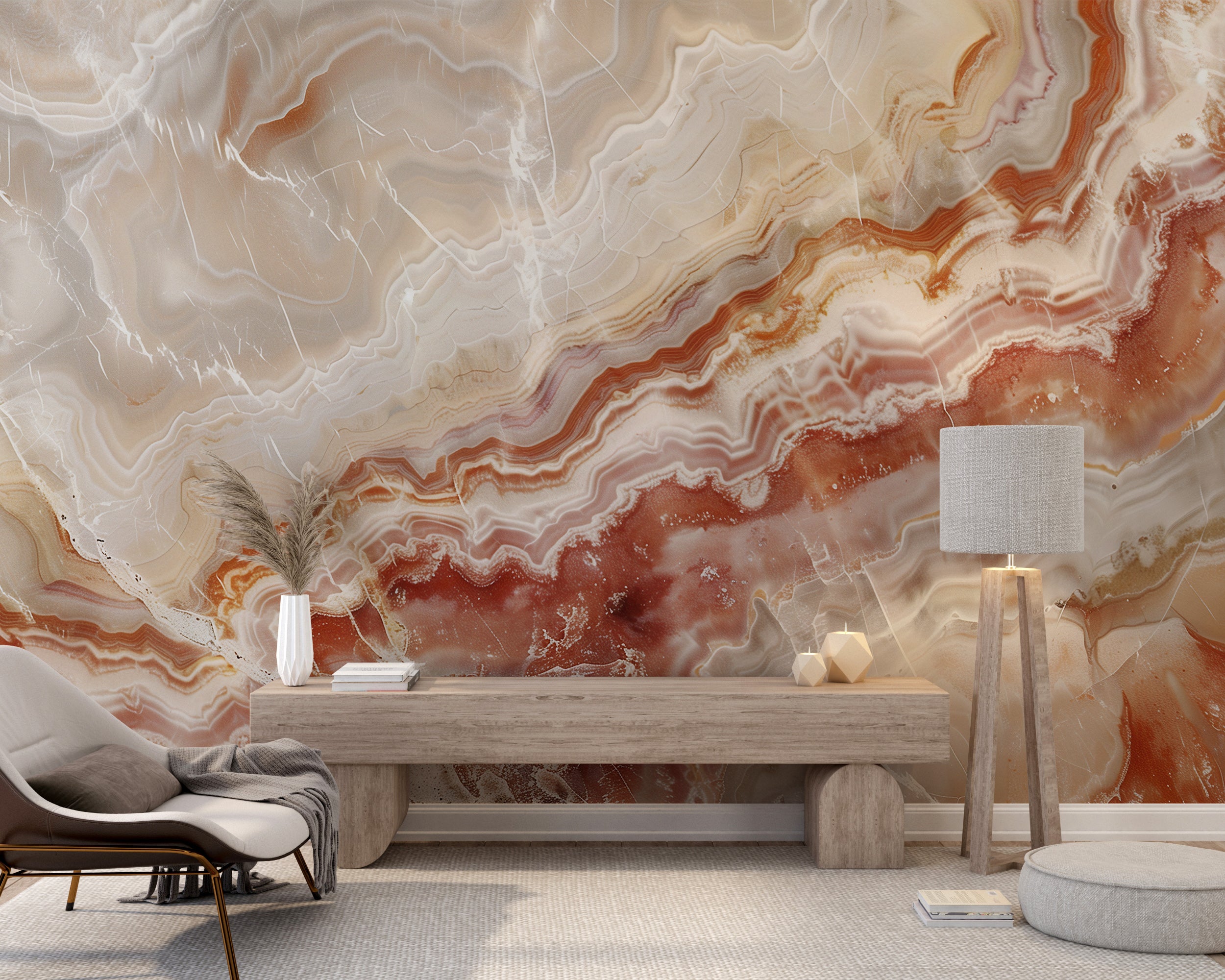Luxurious marble design wallpaper