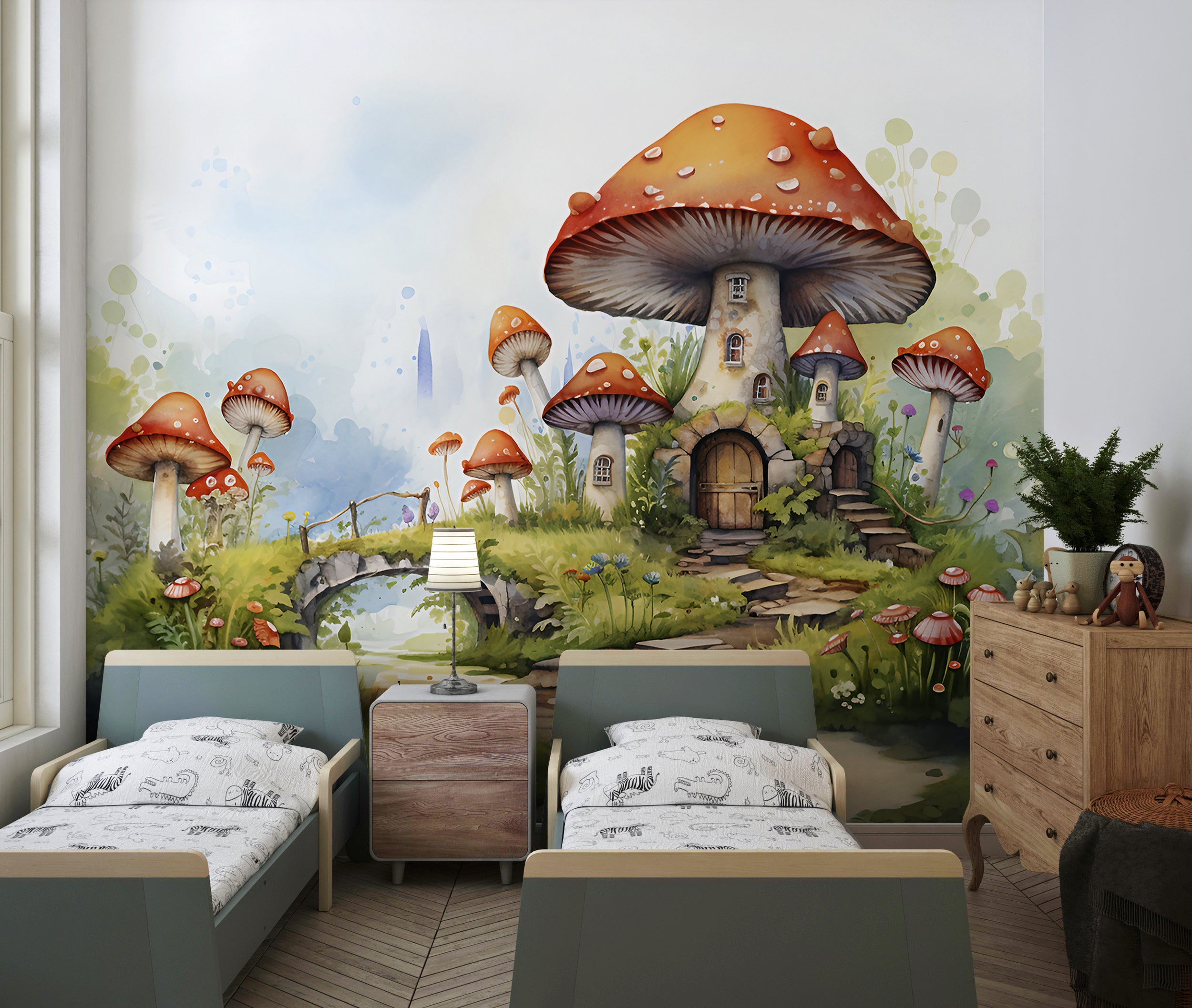 Imaginative Mushroom House Decor