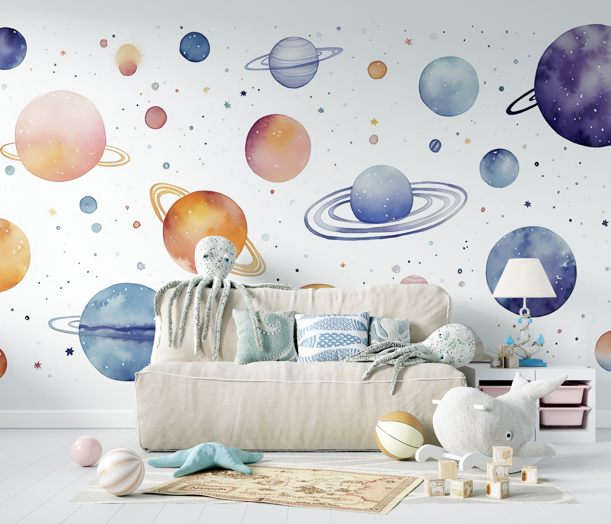 Imaginative Space Theme Wall Mural