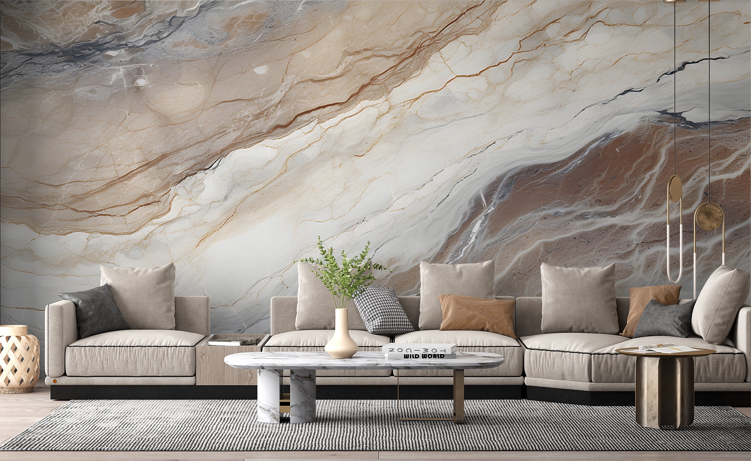 Natural Beauty in Marble Wallpaper