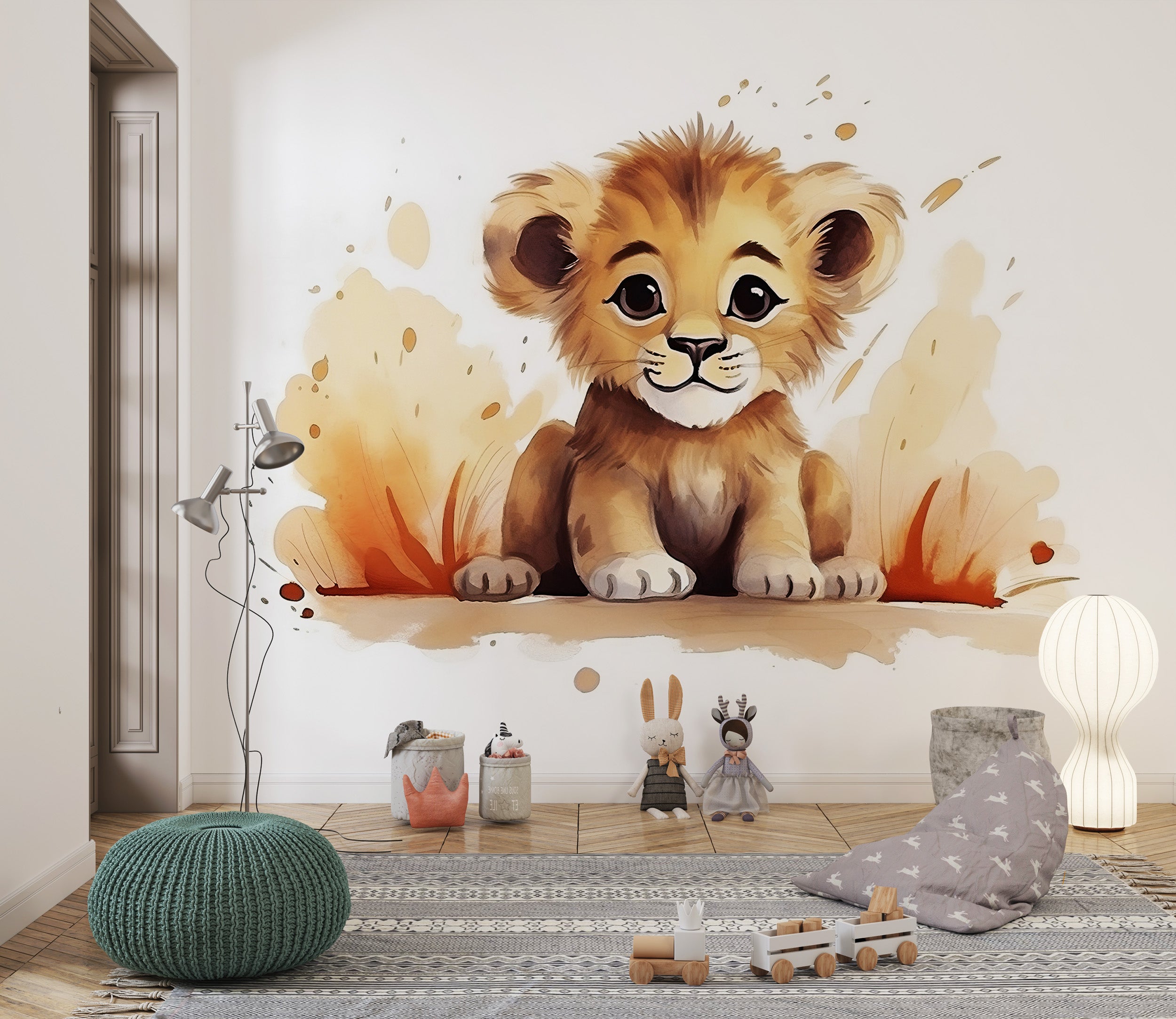 Safari-Inspired Nursery Decor - Cute Lion